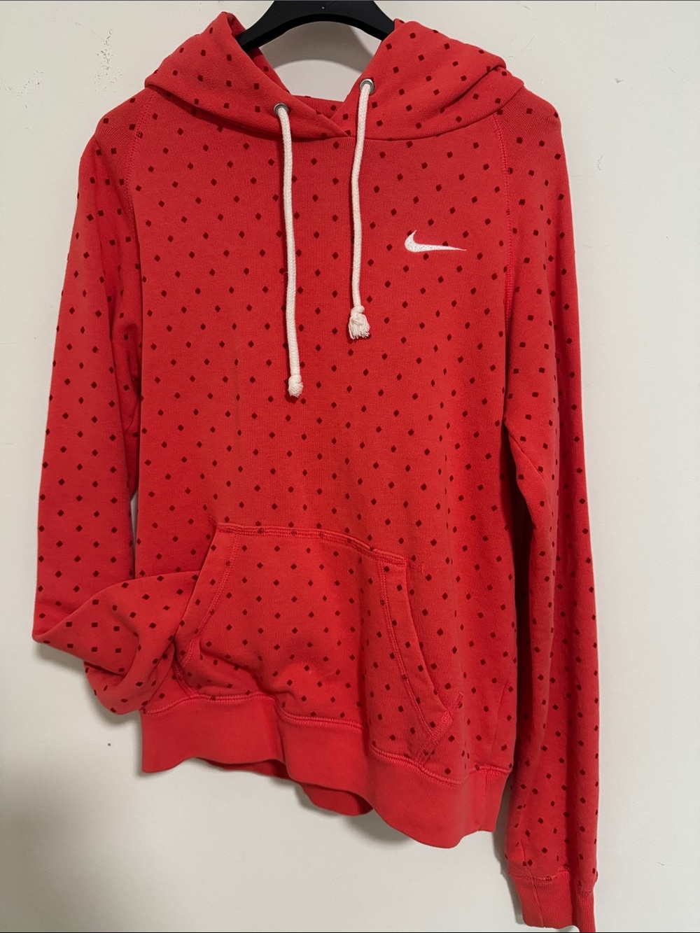 Nike Orange Polka-Dot Women’s Pullover Hoodie